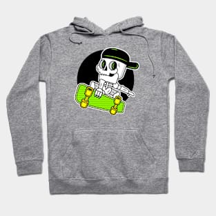 skateboarding skeleton Hoodie